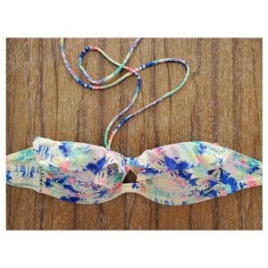 Victoria's Secret floral bikini top 34 C